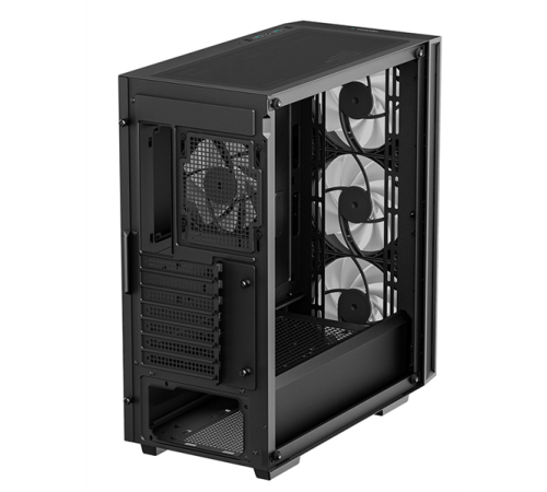 Копрус Deepcool MATREXX 55 V4 без БП, боковое окно (закаленное стекло), 3xARGB LED 140мм вентилятора спереди, 1xARGB LED 120мм вентилятор сзади, черный, ATX (MATREXX 55 V4)
