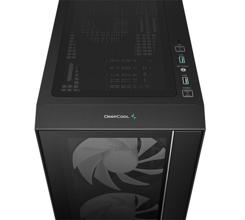 Копрус Deepcool MATREXX 55 V4 без БП, боковое окно (закаленное стекло), 3xARGB LED 140мм вентилятора спереди, 1xARGB LED 120мм вентилятор сзади, черный, ATX (MATREXX 55 V4)