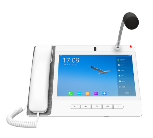 Sip-телефон Fanvil Paging Console PhoneAndroid 9.0 Built-in Adjustable 8MP Camera with a Privacy Cover10-party Audio Conference,3-party Video ConferencPTM handsetDual Gigabit ports, PoE IntegratedHD Voice (A320i White)