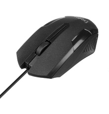 Мышь ExeGate SH-9025L (USB, оптическая, 1000dpi, 3D, 3 кнопки и колесо прокрутки, длина кабеля 2м, черная, RTL)
