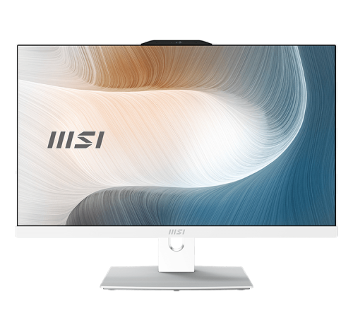 MSI Modern AM242P 1M AiO 23,8" FHD (1920x1080)IPS AG Non-touch, Core i3-100U (1.2GHz), 8Gb DDR5(1*8GB), 512GB SSD M.2, Intel UHD, WiFi, BT, camera, WirelessKB&mouse Eng/Rus, No OS,1y,White MSI Modern AM242P 1M AiO 23,8" FHD (1920x1080)IPS AG Non-touch, Core i3-100U (1.2GHz), 8Gb DDR5(1*8GB), 512GB SSD M.2, Intel UHD, WiFi, BT, camera, WirelessKB&mouse Eng/Rus, No OS,1y,White