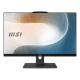 MSI Modern AM242P 1M AiO 23,8" FHD (1920x1080)IPS AG Non-touch,Core i7-150U (1.8GHz),16Gb DDR5(2*8GB),512GB SSD M.2, Intel UHD, WiFi,BT, camera,WirelessKB&mouse Eng/Rus, No OS,1y,Black