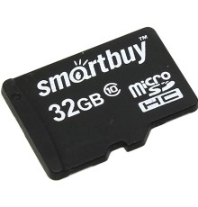 Micro SecureDigital 32Gb Smart buy SB32GBSDCL10-00 {Micro SDHC Class 10}