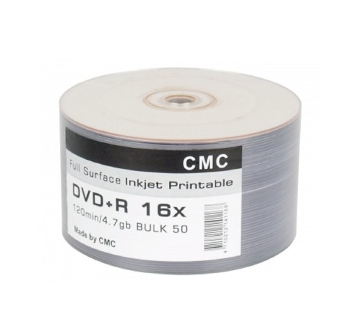 CMC DVD+R 4,7 GB 16x Bulk/50 Full Ink Print