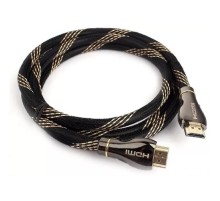Кабель HDMI Cablexpert CCP-HDMI8K-1.5M, 19M/19M, v2.1, 8К, медь, позол.разъёмы, экран, оплетка, 1.5м, чёрный, пакет