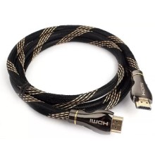 Кабель HDMI Cablexpert CCP-HDMI8K-1.5M, 19M/19M, v2.1, 8К, медь, позол.разъёмы, экран, оплетка, 1.5м, чёрный, пакет