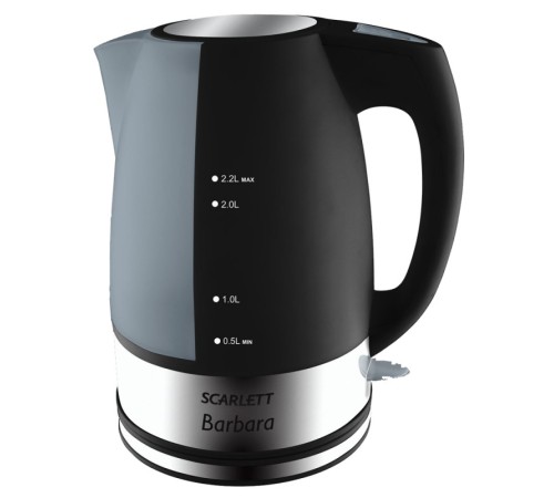 Чайник электрический Scarlett SC-1020 2.2л. 2200Вт черный (корпус: пластик) Чайник электрический Scarlett SC-1020 2.2л. 2200Вт черный (корпус: пластик)