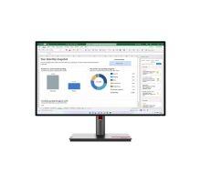 Монитор Lenovo ThinkVision P27h-30 27" QHD (2560x1440) IPS, 4ms, 350cd, 1000:1, 1x HDMI 2.1 TMDS, 1x DP 1.4, 1x DP 1.4 Out, 1x USB-C 3.2 Gen 1, 1x RJ45, Tilt, Swivel, Pivot, Height Adjust Stand, 1Y (63A1GAT1EU)