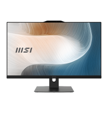 Моноблок MSI Modern AM272P 1M AiO 27" FHD (1920x1080)IPS AG Non-touch, Core i3-100U (1.2GHz), 8GB DDR5(1x8GB),512GB SSD M.2,Intel UHD,WiFi,BT,camera,WirelessKB&mouse Eng/Rus,NoOS,1y w-ty,Black