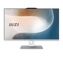 Моноблок MSI Modern AM272P 1M AiO 27" FHD(1920x1080)IPS AG Non-touch, Core i5-120U (1.4GHz), 16GB DDR5(2x8GB),512GB SSD M.2,Intel UHD,WiFi,BT,camera,WirelessKB&mouse Eng/Rus,NoOS,1y war-ty,White (9S6-AF8232-889)