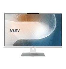 Моноблок MSI Modern AM272P 1M AiO 27" FHD(1920x1080)IPS AG Non-touch, Core i5-120U (1.4GHz), 16GB DDR5(2x8GB),512GB SSD M.2,Intel UHD,WiFi,BT,camera,WirelessKB&mouse Eng/Rus,NoOS,1y war-ty,White (9S6-AF8232-889)