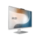 MSI Modern AM272P 1M AiO 27" FHD (1920x1080)IPS AG Non-touch, Core i3-100U (1.2GHz), 8GB DDR5(1x8GB),256GB SSD M.2,Intel UHD,WiFi,BT,camera,WirelessKB&mouse Eng/Rus,NoOS,1y war-ty,White