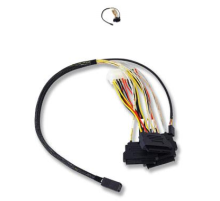 Кабель Cable, SFF-8643 - 4*SFF-8482, 1M (analog LSI00412 / L5-00222-00 / 2280100-R) (CBL-8643-8482-10)