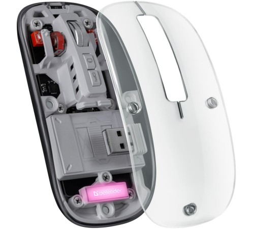 Мышка  WRL IXES MM-999 LED 2.4G+BT 2400DPI 52999 DEFENDER