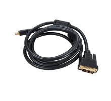 Rexant (17-6303) Шнур  HDMI - DVI-D  gold  1.5М  с фильтрами