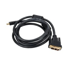 Rexant (17-6303) Шнур  HDMI - DVI-D  gold  1.5М  с фильтрами