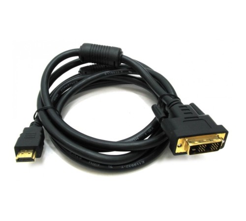 Rexant (17-6305) Шнур HDMI - DVI-D gold 3М с фильтрами Rexant (17-6305) Шнур HDMI - DVI-D gold 3М с фильтрами
