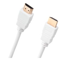 Rexant (17-6204-1) Кабель HDMI - HDMI 1.4, 2м, Gold, белый