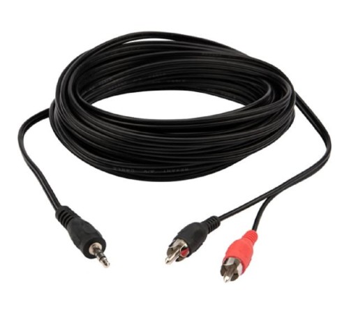 Rexant (17-4205) Шнур Стерео 3,5мм - 2 RCA, 5м (10 шт/уп) Rexant (17-4205) Шнур Стерео 3,5мм - 2 RCA, 5м (10 шт/уп)