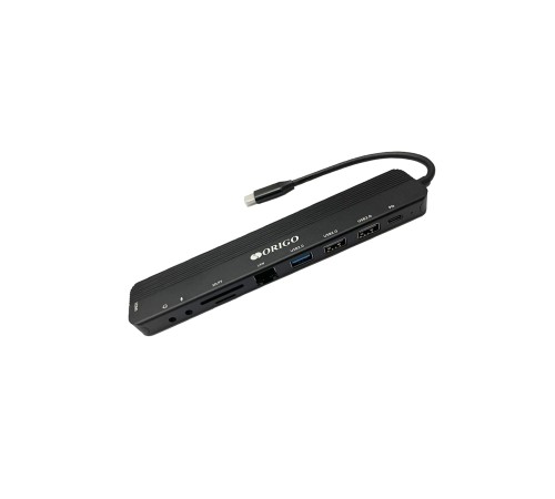 ORIGO OU3350SNPD/A1A Док-станция USB-C 9-в-1 USB 3.0, 2xUSB 2.0, USB-C/PD 3.0, HDMI, Gigabit LAN, SD/TF/microSD, TRRS, Mic