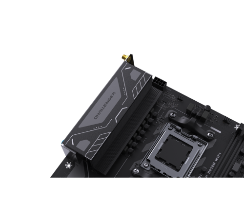 Материнская плата MAXSUN MS-Challenger B650M WIFI, AM5, B650, 2*DDR5, 3*SATA3, M.2, 4*USB 3.2, 2*USB 2.0, 1*PCIEx16, 1*PCIEx1, DP+HDMI, mATX (MS-Challenger B650M WIFI)