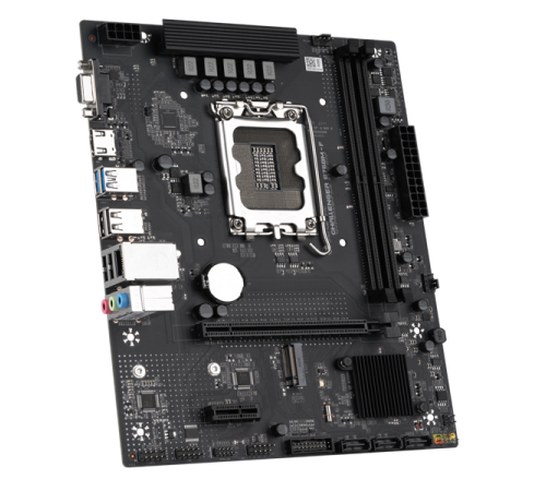 Материнская плата MAXSUN MS-Challenger B760M-F, LGA1700, B760, 2*DDR4, 3*SATA3, M.2, 2*USB 3.2, 4*USB 2.0, 1*PCIEx16, 1*PCIEx1, VGA+HDMI,  mATX (MS-Challenger B760M-F)