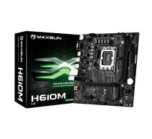 Материнская плата MAXSUN MS-Challenger H610M, LGA1700, H610, 2*DDR4, 3*SATA3, M.2, 2*USB 3.2, 4*USB 2.0, 1*PCIEx16, 1*PCIEx1, VGA+HDMI+DP, mATX (MS-Challenger H610M)