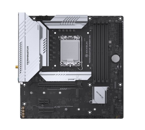 Материнская плата MAXSUN MS-Terminator B760M D5 WiFi, LGA1700, B760, 4*DDR5, 4*SATA3, 3*M.2, 2*USB 3.2, 6*USB 2.0, 1*PCIEx16, 1*PCIEx1, HDMI+DP, mATX (MS-Terminator B760M D5 WiFi)