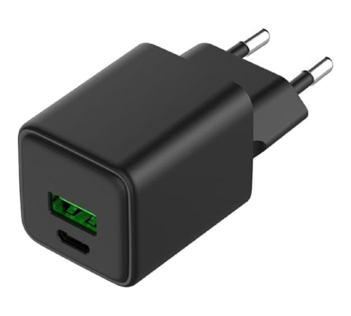 Rexant (18-2204) Сетевое зарядное устройство с двумя портами USB-A и USB-C, 30Вт GaN Rexant (18-2204) Сетевое зарядное устройство с двумя портами USB-A и USB-C, 30Вт GaN