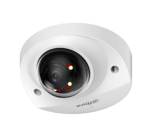 DAHUA DH-IPC-HDBW2249FP-AS-IL-0280B Уличная мини-купольная IP-видеокамера Smart Dual Light с ИИ 2Мп, 1/2.8” CMOS, объектив 2.8мм, видеоаналитика, ИК до 30м, LED до 30м, IP67, IK10, корпус: металл