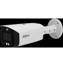DAHUA DH-IPC-HFW3849T1P-AS-PV-0280B-S5 Уличная цилиндрическая IP-видеокамера TiOC с ИИ и активным сдерживанием 8Мп, 1/2.7” CMOS, объектив 2.8мм, видеоаналитика, ИК 30м, LED 30м, IP67
