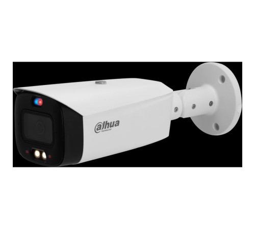 DAHUA DH-IPC-HFW3849T1P-AS-PV-0280B-S5 Уличная цилиндрическая IP-видеокамера TiOC с ИИ и активным сдерживанием 8Мп, 1/2.7” CMOS, объектив 2.8мм, видеоаналитика, ИК 30м, LED 30м, IP67