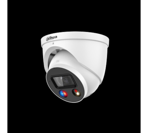 DAHUA DH-IPC-HDW3849HP-AS-PV-0280B-S5 Уличная купольная IP-видеокамера TiOC с ИИ и активным сдерживанием 8Мп; 1/2.7” CMOS; объектив 2.8мм, видеоаналитика, ИК 30м, LED 30м, IP67, корпус: металл