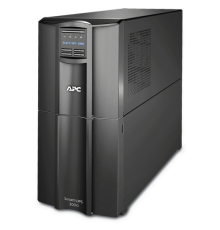 Источник бесперебойного питания APC Smart-UPS 3000VA/2700W, Line-Interactive, LCD, Out: 220-240V 8xC13 (4-Switched) 1xC19, SmartSlot, EPO, HS User Replaceable Bat, Black, 1 year warranty (REP: SMT3000I) (SMT3000IC)