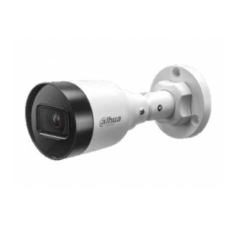 DAHUA DH-IPC-HFW1230S1P-0360B-S6 Уличная цилиндрическая IP-видеокамера 2Мп, 1/2.8” CMOS, объектив 3.6мм, детектор человка, ИК-подсветка до 30м, IP67,  корпус: металл, пластик