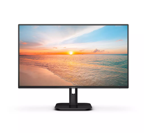 Монитор 23,8" Philips 24E1N1100A 1920x1080, WLED, 16:9, IPS, 250cd, 1300:1, MID, 4ms, 178/178, VGA, HDMI, 100Hz, Speakers, Tilt, Внеш, VESA, Black, 2y (24E1N1100A/01)
