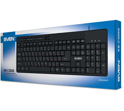 Клавиатура SVEN KB-C3060 (113 кл.) Sven SV-020125 Клавиатура SVEN KB-C3060 (113 кл.) Sven SV-020125