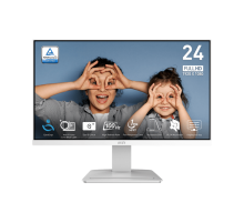 Монитор MSI PRO MP2412W 23.8" 16:9 FHD(1920x1080) VA Flat,1ms(MPRT),4000:1,100M:1,300nit,178/178,HDMI 1.4,Tilt,VESA,100Hz,White,1y war-ty (9S6-3BA9CH-072)