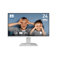 Монитор MSI PRO MP2412W 23.8" 16:9 FHD(1920x1080) VA Flat,1ms(MPRT),4000:1,100M:1,300nit,178/178,HDMI 1.4,Tilt,VESA,100Hz,White,1y war-ty (9S6-3BA9CH-072)
