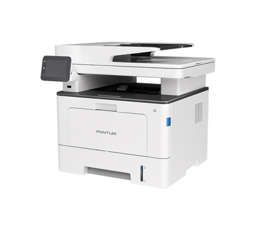 Мфу Pantum BM5201ADW, P/C/S, Mono laser, A4, 42 ppm,  1.2 GHz, 1200x1200 dpi, 1024 MB RAM,WiFi, Duplex, DADF50, paper tray 250 pages, 3.5 inch touch, USB, LAN, start. cartridge 3000 pages (BM5201ADW)