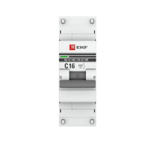 EKF mcb47100-1-16C-pro Автоматический выключатель 1P 16А (C) 10kA ВА 47-100 EKF PROxima