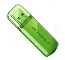 Флеш Диск Silicon Power 16Gb Helios 101 SP016GBUF2101V1N USB2.0 зеленый