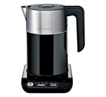 Чайник электрический Bosch TWK8613P 1.5л. 2400Вт черный/серебристый (корпус: нержавеющая сталь)