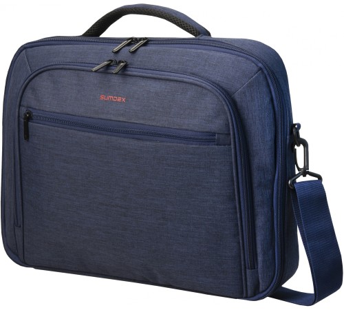 Сумка для ноутбука 16" Sumdex PON-351BU синий нейлон/полиэстер Сумка для ноутбука 16" Sumdex PON-351BU синий нейлон/полиэстер