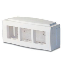 Коробка установочная под BRAVA 6мод. (для кабель-канала 70х22/90х25/TMC) DKC 09221