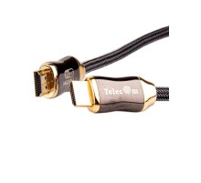 Кабель HDMI 19M/M,ver. 2.1, 8K@60 Hz 0.5m метал разъемы, нейлоновая оплетка Telecom <TCG300-0.5M> VCOM Telecom HDMI (m) - HDMI (m) 0.5м (TCG300-0.5M)