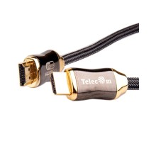 Кабель HDMI 19M/M,ver. 2.1, 8K@60 Hz 0.5m метал разъемы, нейлоновая оплетка Telecom <TCG300-0.5M> VCOM Telecom HDMI (m) - HDMI (m) 0.5м (TCG300-0.5M)