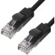 Greenconnect Патч-корд прямой 20.0m, UTP кат.5e, черный, позолоченные контакты, 24 AWG, литой, GCR-LNC06-20.0m, ethernet high speed 1 Гбит/с, RJ45, T568B Greenconnect RJ45(m) - RJ45(m) Cat. 5e U/UTP PVC 20м чёрный (GCR-LNC06-20.0m)