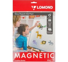 Фотобумага Lomond 2020345 A4/660г/м2/2л./белый глянцевое/магнитный слой для струйной печати
