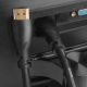 Greenconnect Кабель Premium 2.0m HDMI v2.0 HDR Ultra HD 4K60 Hz/ 5K30Hz, 3D, Ethernet 18.0 Гбит/с, OD8.0mm, 28/26 AWG, черный, GCR-50542 Greenconnect HDMI (m) - HDMI (m) 2м (GCR-50542)